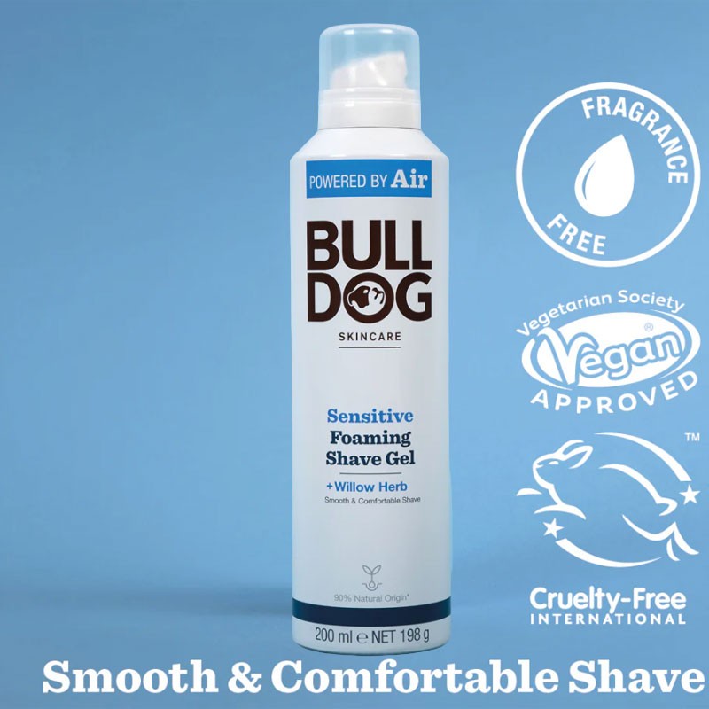 Bulldog Sensitive Foaming Shave Gel