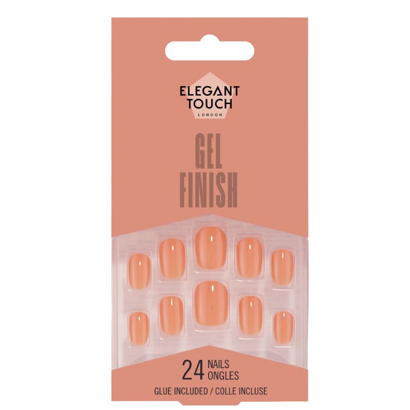Elegant Touch Apricot Crush Nail Gel Finish