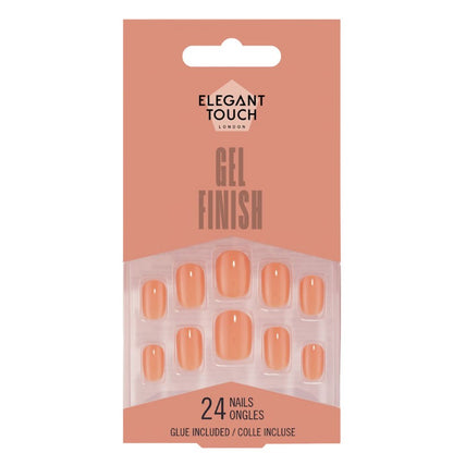 Elegant Touch Apricot Crush Nail Gel Finish
