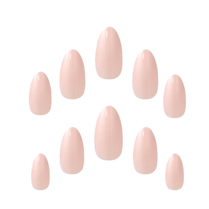 Elegant Touch Blush Suede Nail With Glue