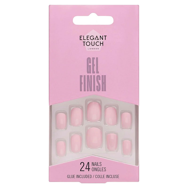 Elegant Touch Perfect Pink Nail Gel Finish