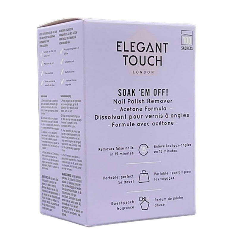 Elegant Touch Soak Em Off Nail Polish Remover