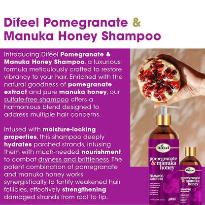 Difeel Pomegranate &amp; Manuka Honey Shampoo