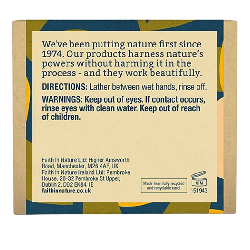 Faith In Nature Grapefruit Soap Bar