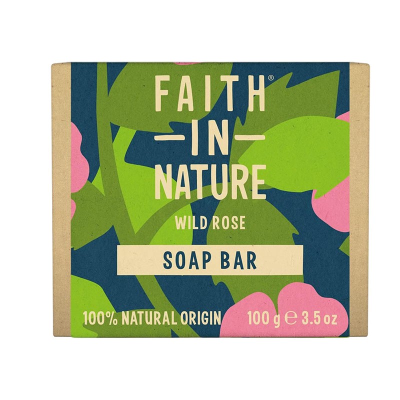 Faith In Nature Wild Rose Soap Bar