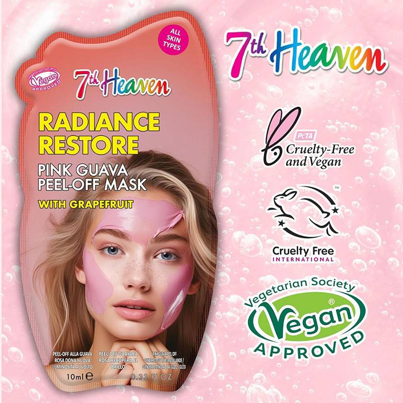7Th Heaven Radiance Restore Pink Guava Peel Off Mask