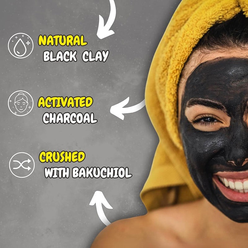 7Th Heaven Charcoal &amp; Black Clay Skin Rebalance Peel Off Mask
