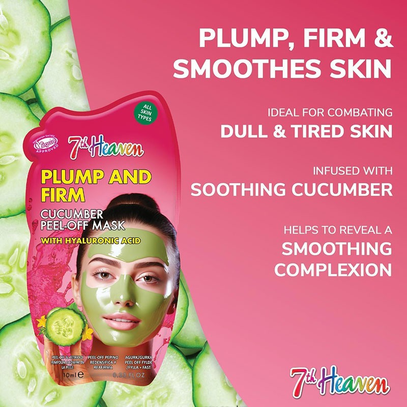 7Th Heaven Plump &amp; Firm Cucumber Peel Off Mask