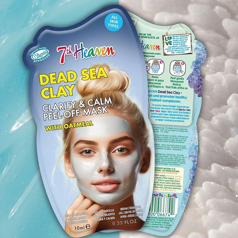 7Th Heaven Dead Sea Clay Clarify &amp; Calm Peel Off Mask