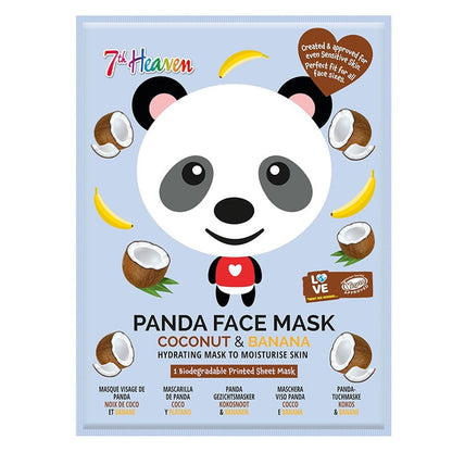 7Th Heaven Coconut &amp; Banana Panda Face Mask