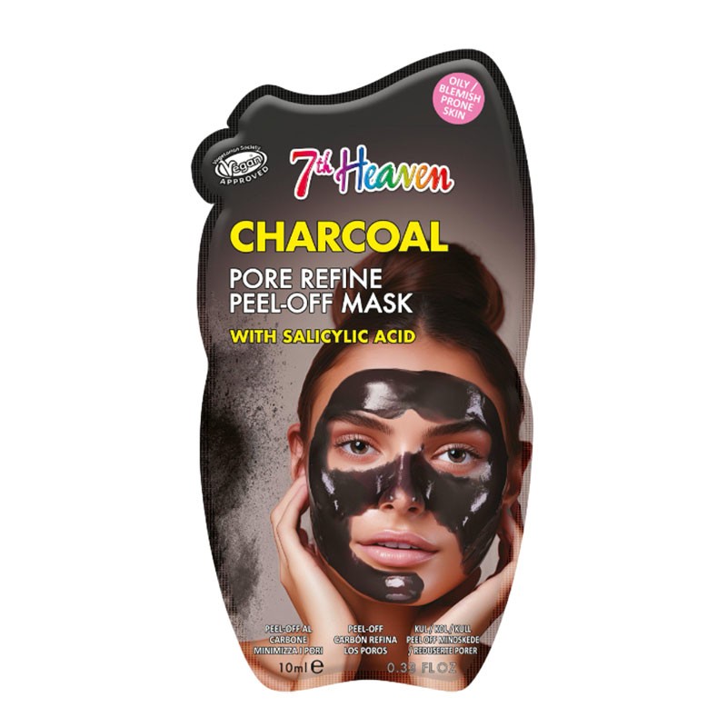 7Th Heaven Charcoal Pore Refine Peel Off Mask
