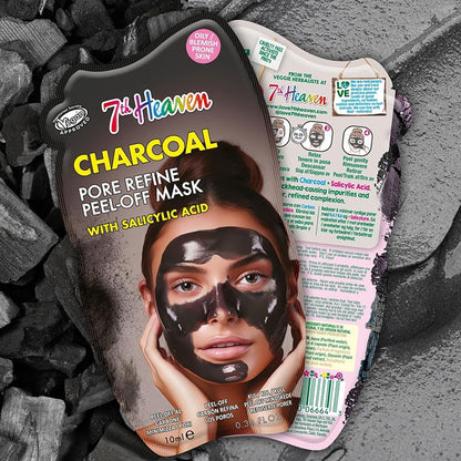 7Th Heaven Charcoal Pore Refine Peel Off Mask
