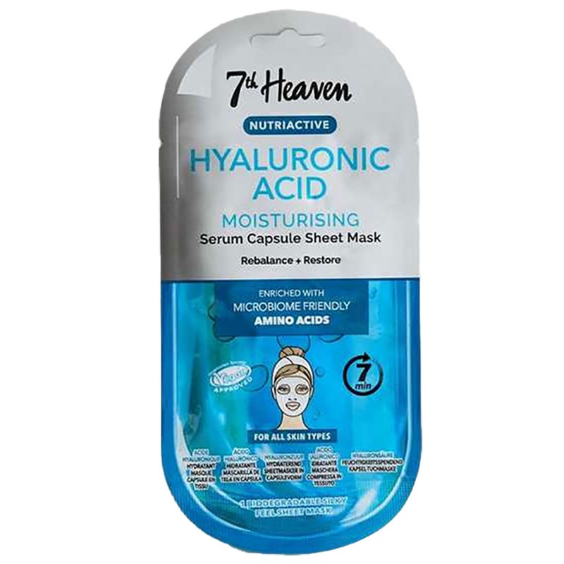 7Th Heaven Nutriactive Hyaluronic Sheet Mask