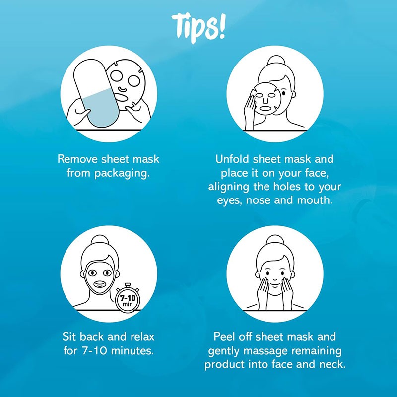 7Th Heaven Nutriactive Hyaluronic Sheet Mask