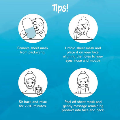 7Th Heaven Nutriactive Hyaluronic Sheet Mask