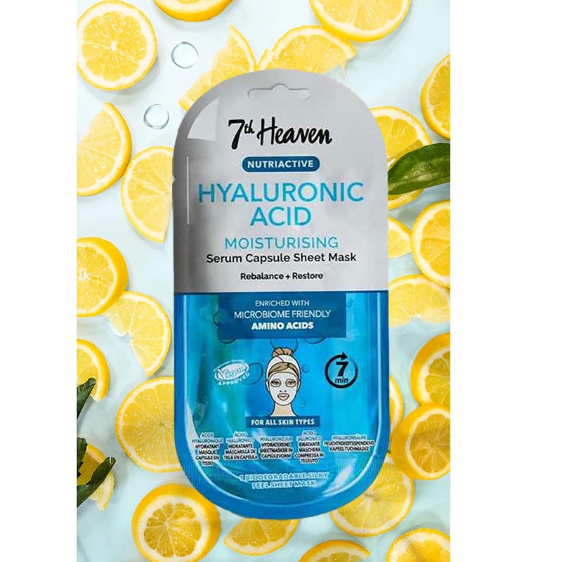 7Th Heaven Nutriactive Hyaluronic Sheet Mask