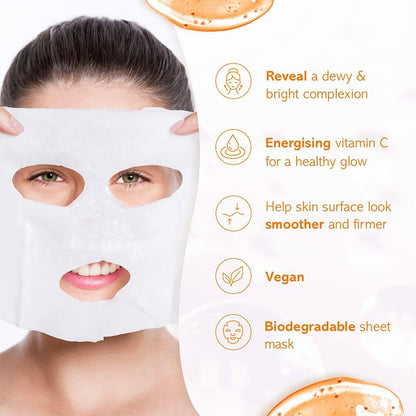 7Th Heaven Nutriactive Vitamin C Serum Capsule Sheet Mask