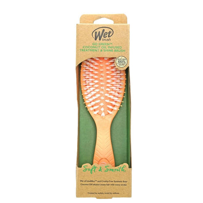 Wet Brush Go Green Treatment &amp; Shine Brush Coconut Oil