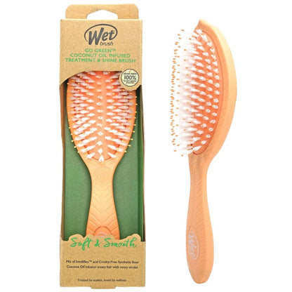 Wet Brush Go Green Treatment &amp; Shine Brush Coconut Oil