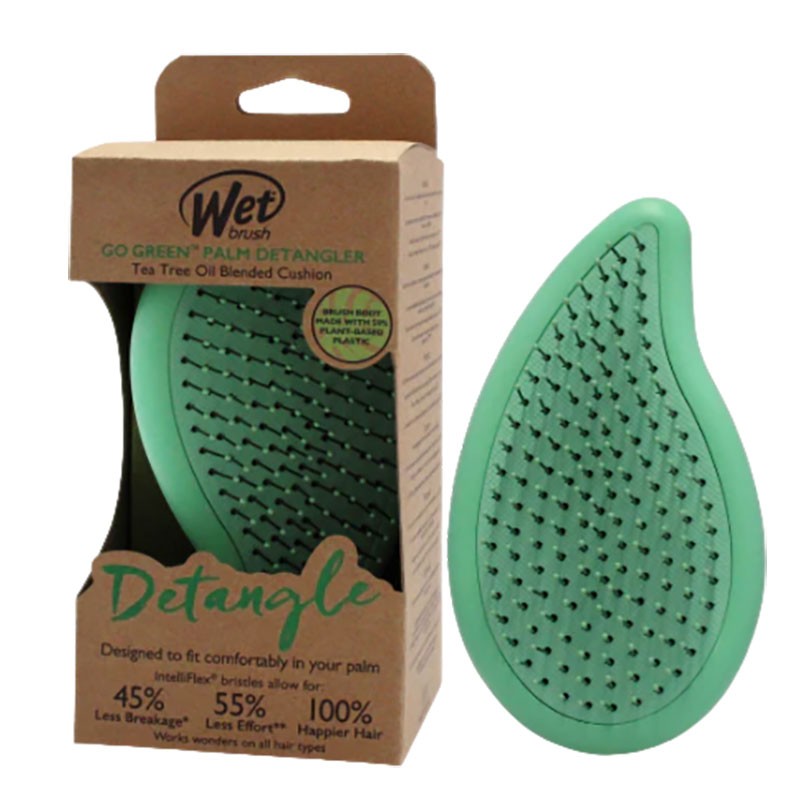 Wet Brush Go Green Palm Detangler Tea Tree Oil