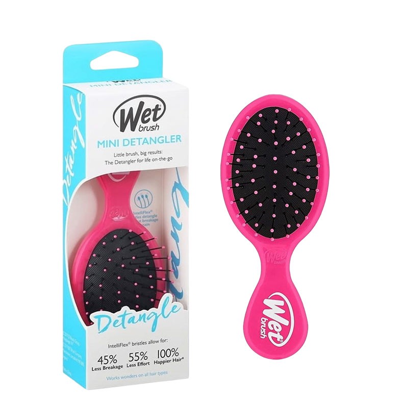 Wet Brush Mini Detangler Brush Pink