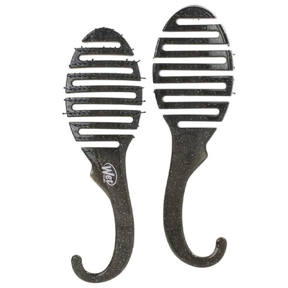 Wet Brush Shower Detangler Brush Black Glitter