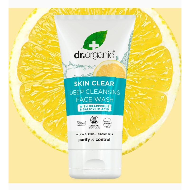 Skin Clear Organic Tea Tree Deep Pore Cleansing Face Wash