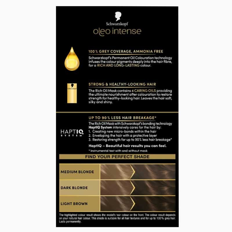 Schwarzkopf Oleo Intense Permanent Oil Colouration 5-10 Light Brown