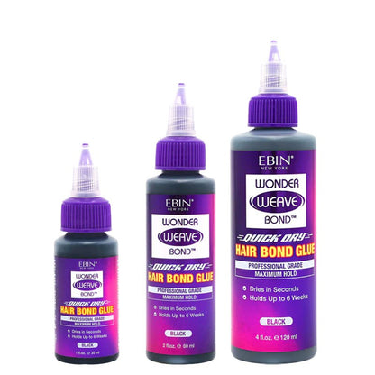 EBIN New York Wonder Weave Bond Hair Bond Glue Black