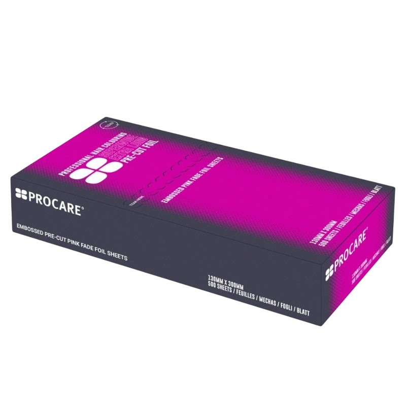 Procare Superwide Extra Long Pre Cut Foil Pink