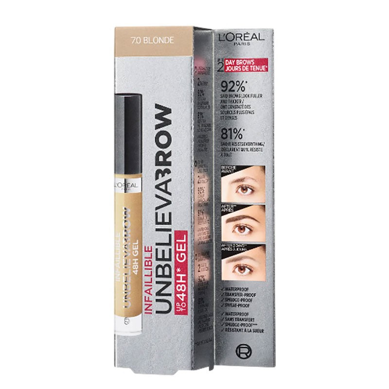 Loreal Paris UnbelievaBrow Long Lasting 48H Eyebrow Gel