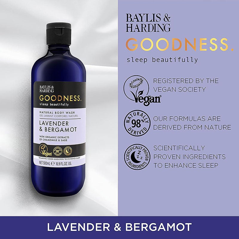 Baylis And Harding Goodness Lavender And Bergamot Natural Body Wash