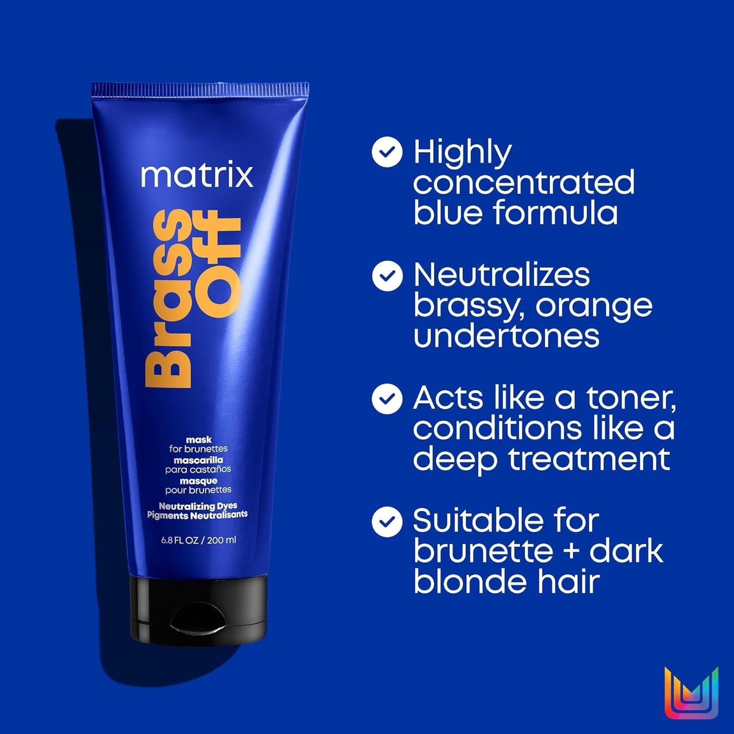 Matrix Total Results Brass Off Mask For Brunettes