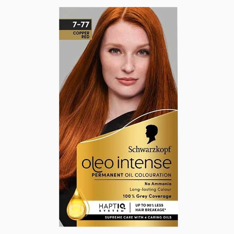 Schwarzkopf Oleo Intense Permanent Oil Colouration 7 77 Copper Red