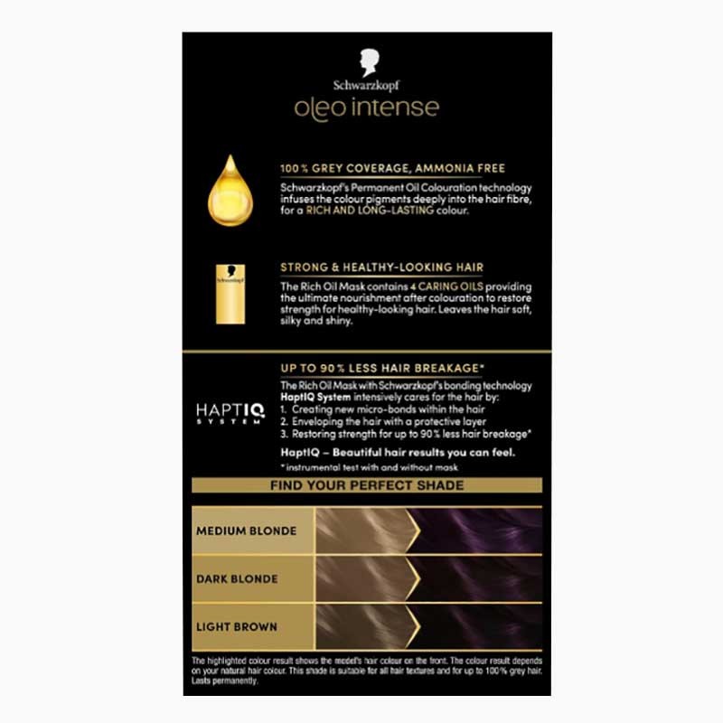 Schwarzkopf Oleo Intense Permanent Oil Colouration 3 33 Rich Plum