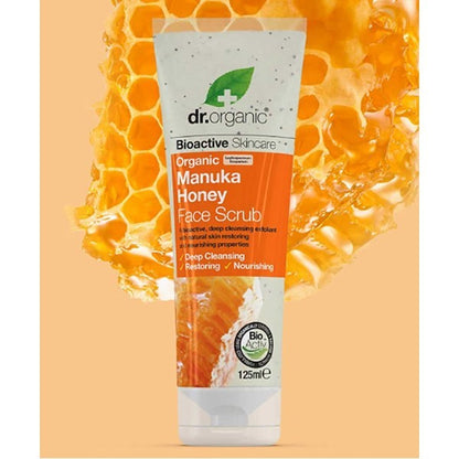 Bioactive Skincare Organic Manuka Honey Face Scrub