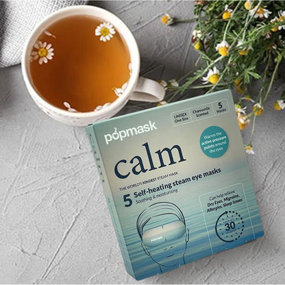 PopMask Calm 5 Self Heating Steam Eye Mask