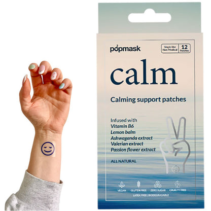 Pop Mask Calm Calming Support Patches