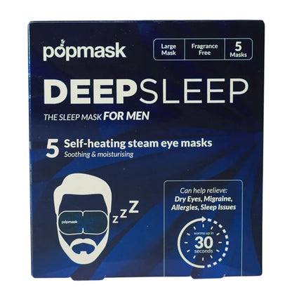Pop Mask Deep Sleep Self-Heating Eye Masks For Men