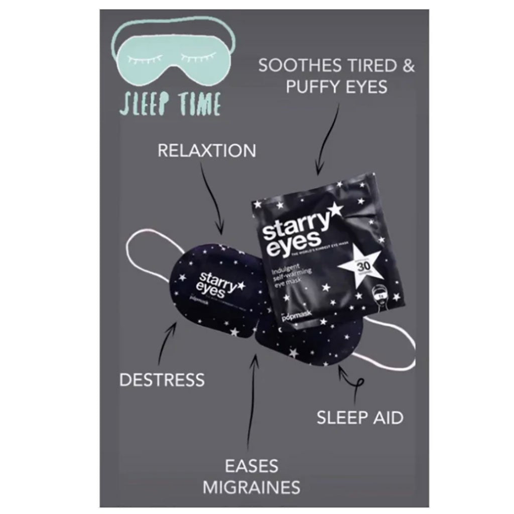 Pop Mask Starry Eyes 5 Self-Heating Steam Eye Mask