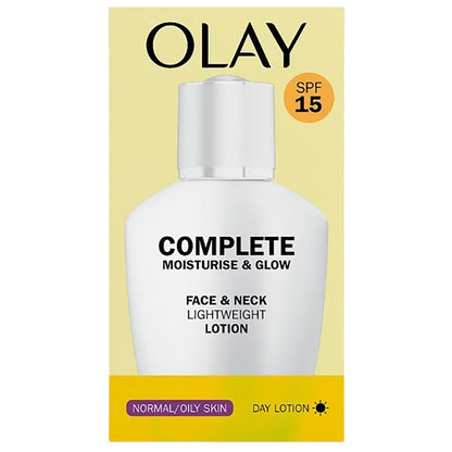 Olay Complete Moisture And Glow Face And Neck Day Lotion SPF15