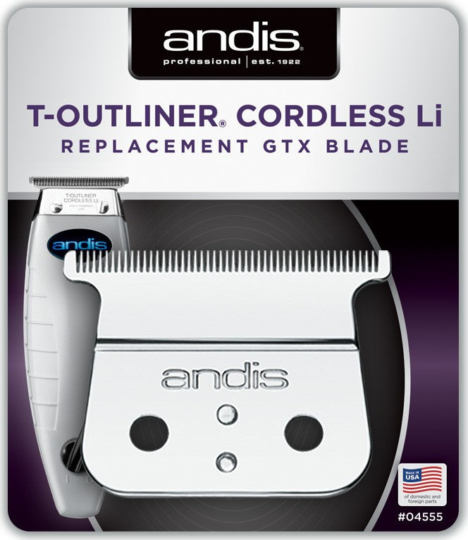 Andis T Outliner Cordless Li Replacement GTX Blade 04555