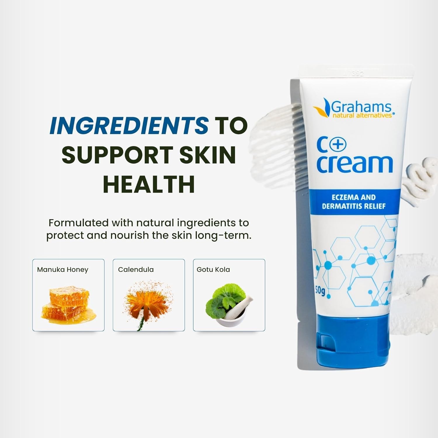 Grahams Natural Skin C+ Eczema &amp; Dermatitis Relief Cream