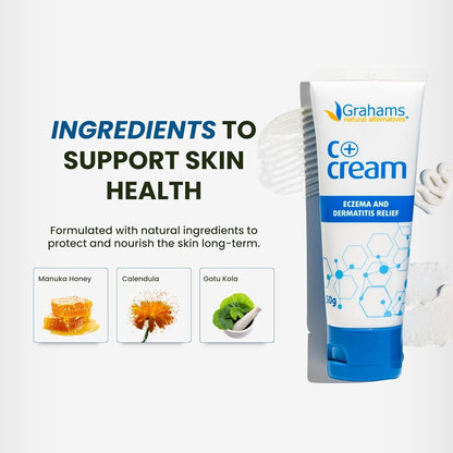 Grahams Natural Skin C+ Eczema &amp; Dermatitis Relief Cream