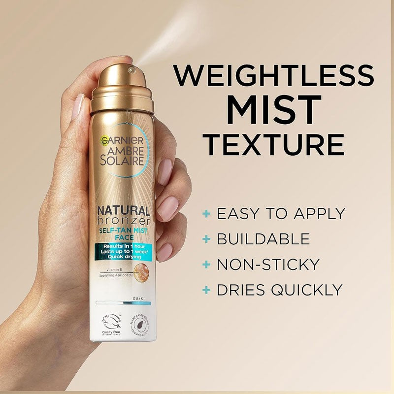 Ambre Solaire Natural Bronzer Self Tan Body Mist Dark