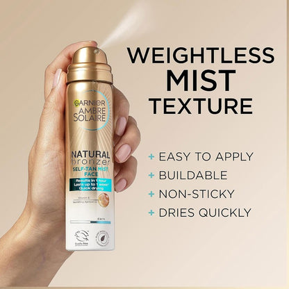 Ambre Solaire Natural Bronzer Self Tan Body Mist Dark