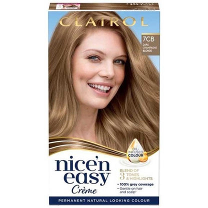 Nice N Easy Creme Permanent Colour 7CB Dark Champagne Blonde