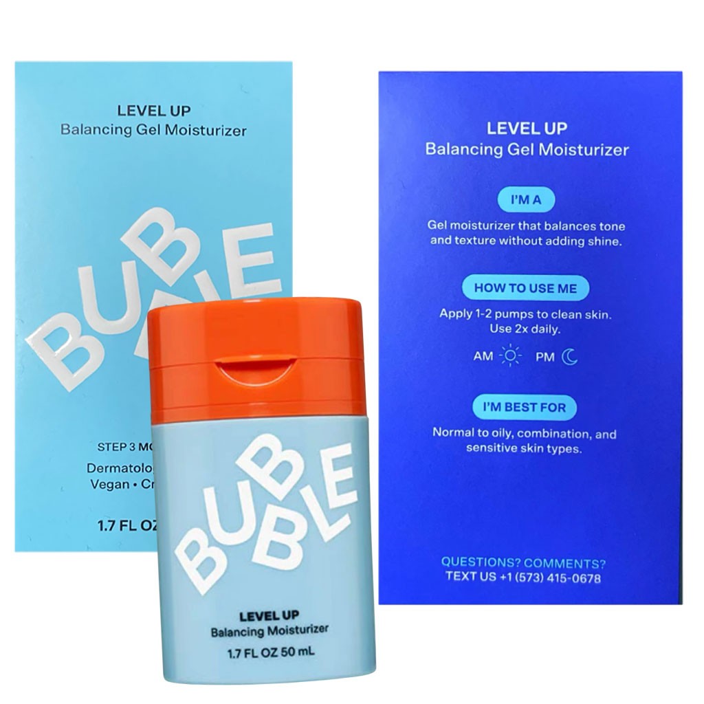 Bubble Skincare Level Up Balancing Gel Moisturizer