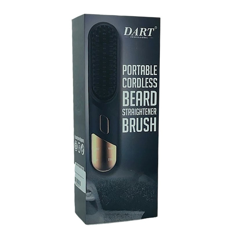 DART Professional Portable Cordless Beard Straightener Brush