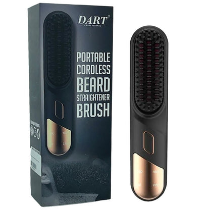 DART Professional Portable Cordless Beard Straightener Brush